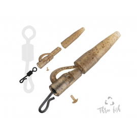 Zfish Závěsky Lead Clip Set & Tail Rubber + QC 6 ks