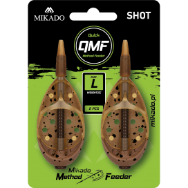 Mikado Krmítko Method Feeder Shot Q.m.f. System L 50g 2 Ks