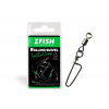 Zfish Obratlík s Karabinou Rolling Swivel & Coastlock Snap 10 ks
