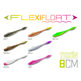 Umělá nástraha Delphin TOXIN UVs / 8ks - 8cm / BOOTY