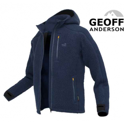 Bunda s kapucí TEDDY Geoff Anderson - Modrý Velikost: S