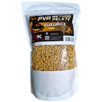 DK FISHING PVA method kukuřice 1kg DK FISHING PVA method kukuřice 1kg