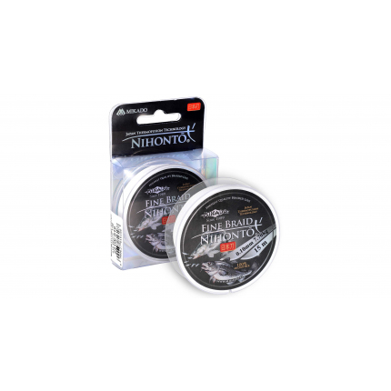 Mikado Pletená Šňůra Nihonto Fine Braid 15m Bílá