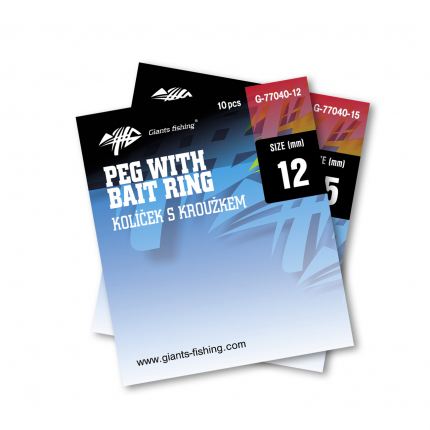 Giants fishing Kolíček s očkem Pegs with Bait Rings 10ks