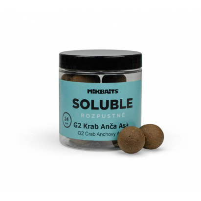 Rozpustné boilie 250ml - G2 Krab Ančovička Asa 24mm