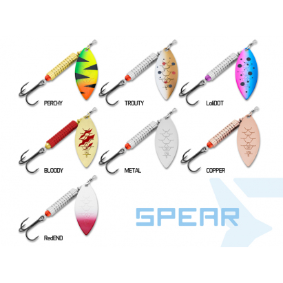 Rotačka Delphin SPEAR - 6,2g/Vel.1/METAL Rotačka Delphin SPEAR - 6,2g/Vel.1/METAL