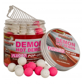 Starbaits Boilies Pop Up Fluo Hot Demon 80g