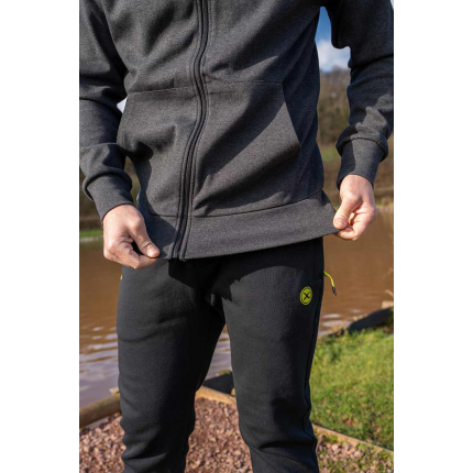 Matrix Mikina Zipped Hoody Charcoal Marl