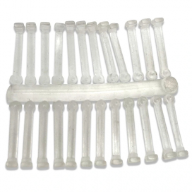 Anaconda zarážky Silicone Boilie Snowman Stops 24ks Anaconda zarážky Silicone Boilie Snowman Stops 24ks