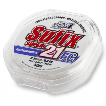 Sufix Super 21 Fluorocarbon 50 m/30 m/20 m/10 m Sufix Super 21 Fluorocarbon 50 m/30 m/20 m/10 m