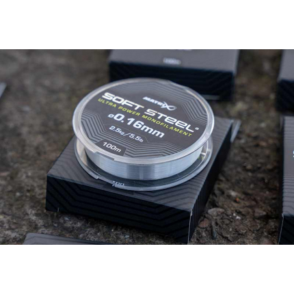 Matrix Vlasec Soft Steel Ultra Power Monofilament 100 m