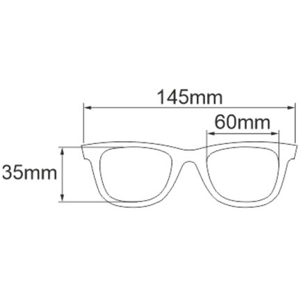 Mistrall Brýle Polarizační Hnědé Sportovní