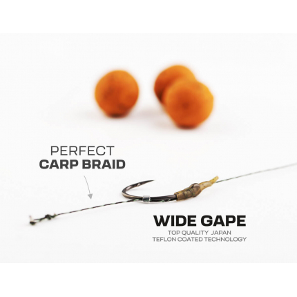 Zfish Návazec Wide Gape Carp Rig 20 cm
