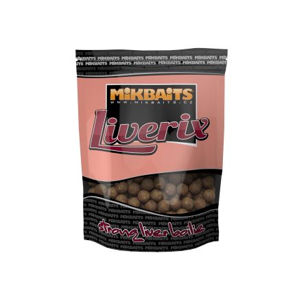 Mikbaits Liverix boilie 1kg - Mazaná škeble 20mm