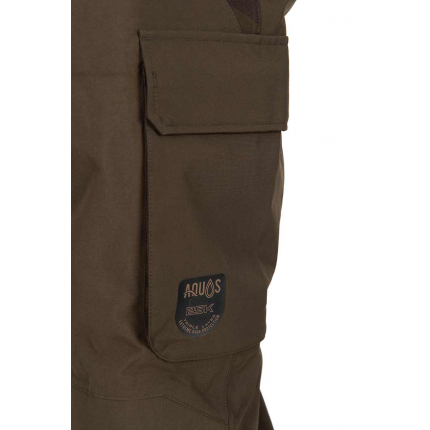 Fox Kalhoty RS25K Khaki Salopettes