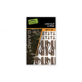 Fox Edges Camo Lead Clip + Pegs