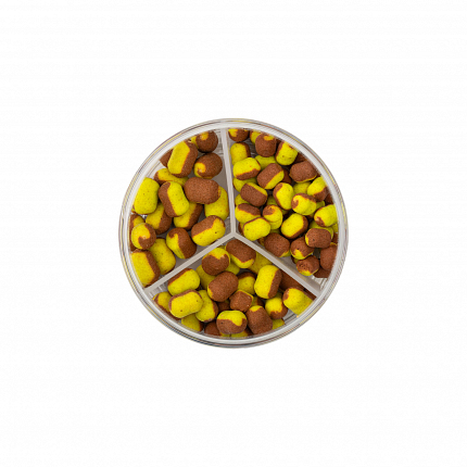 BaitNow Wafters Method Feeder Yolo Yellow & Bronze Coarse & Corn Vel. 6/8/10 24g 1 Ks