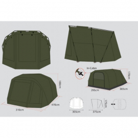 Anaconda Ložnice pro Bivak Nighthawk F4