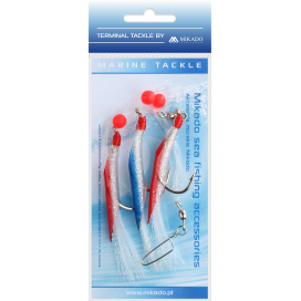Mikado Mořský Návazec Hair Tube Rig Háček 3x6/0 1 Ks