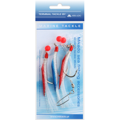 Mikado Mořský Návazec Hair Tube Rig Háček 3x6/0 1 Ks