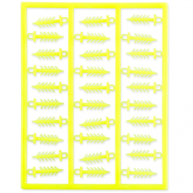 Anaconda hroty Micro Barb Boilie Spikes žlutá 60ks