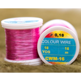 Hends kroužkovací drátek Colour Wire 0,09mm 21,6m Růžová Hends kroužkovací drátek Colour Wire 0,09mm 21,6m Růžová