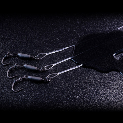 Gardner Návazec Ronnie Boom Rig 3 ks Balení Bez Protihrotu Vel. Č.4