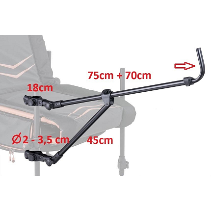 Mivardi Teleskopické Rameno TMX Quick-lock
