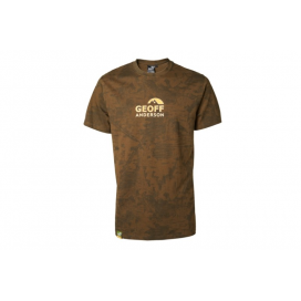 Trčko Geoff Anderson Organic Tee leaf oranž logo 