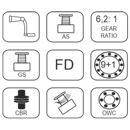 Mistrall naviják Sicata racer 20