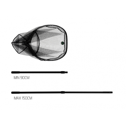 Delphin Podběrák Omini Quick 65 x 60 cm 215 cm 2 díl