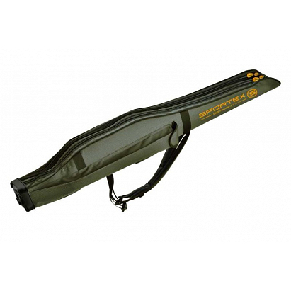 Sportex Pouzdro na 2 Pruty Dvoukomorové II Šedé délka 125cm