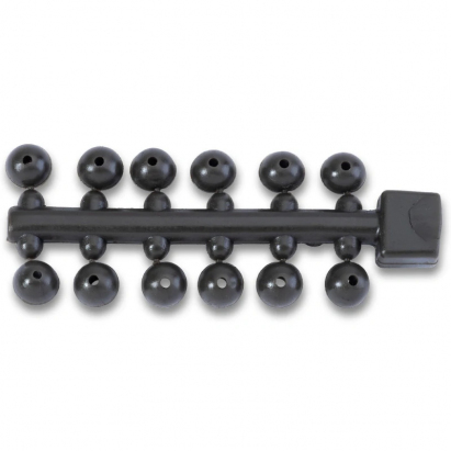 Anaconda korálky Tapered Bore Beads army zelená 6mm 24ks Anaconda korálky Tapered Bore Beads army zelená 6mm 24ks