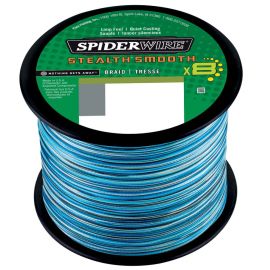 SpiderWire Šňůra Stealth® Smooth8  0,23mm 23,6 Kg  Blue Camo 1m