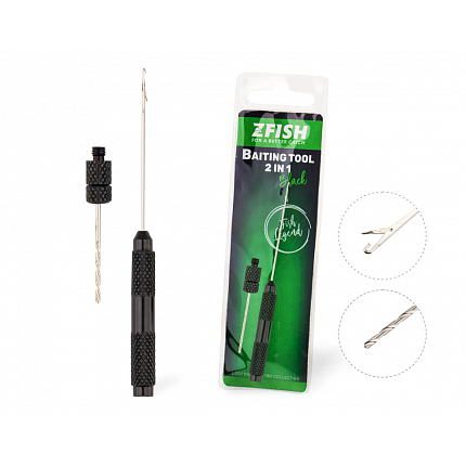 Zfish Jehla A Vrtáček Baiting tool 2v1