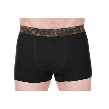 Fox Trenýrky Boxer Shorts Khaki/Black 2 ks