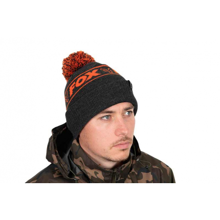 Fox Čepice Collection Bobble Black Orange