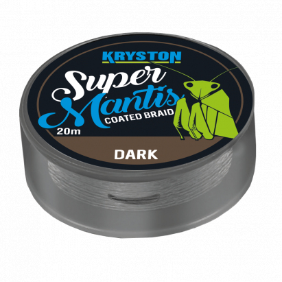 Kryston potahované šňůrky - Super Mantis Dark 35lb 20m Kryston potahované šňůrky - Super Mantis Dark 35lb 20m