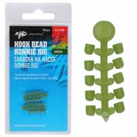 Giants fishing Zarážka na háček Hook Bead for Ronnie Rig Green 20ks Giants fishing Zarážka na háček Hook Bead for Ronnie Rig Green 20ks