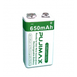 nabíjecí Lithiová baterie 9V/650mAh (1000 cyklů)