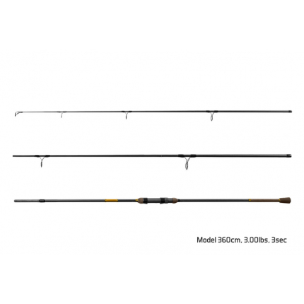 Delphin Prut Symbol Carper 3,60 m 12 ft 3 lb 3 díl