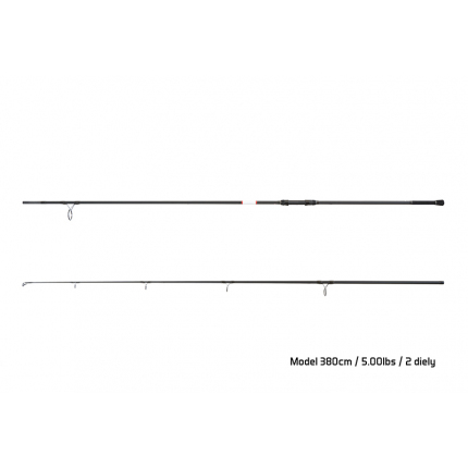 Delphin Prut Bomber 3,8 m 5 lb 2 díl