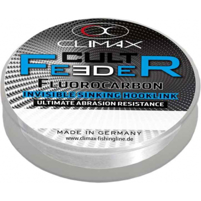 CLIMAX CULT Feeder Fluorocarbon - návazcový 25m Průměr: 0,14mm / 1,9kg CLIMAX CULT Feeder Fluorocarbon - návazcový 25m Průměr: 0,14mm / 1,9kg