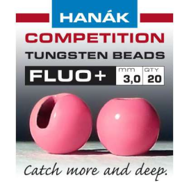 Hanák Tungstenové Hlavičky Fluo Růžová 20ks průměr: 4,0mm