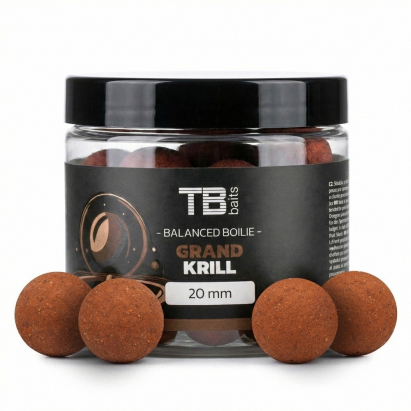 TB Baits Vyvážené Boilie Balanced + Atraktor Grand Krill 100 g TB Baits Vyvážené Boilie Balanced + Atraktor Grand Krill 100 g
