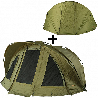 Giants fishing Bivak Luxury 2 Man Bivvy + druhý plášť Giants fishing Bivak Luxury 2 Man Bivvy + druhý plášť