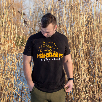 Mikbaits oblečení - Tričko Mikbaits černé 4XL Mikbaits oblečení - Tričko Mikbaits černé 4XL