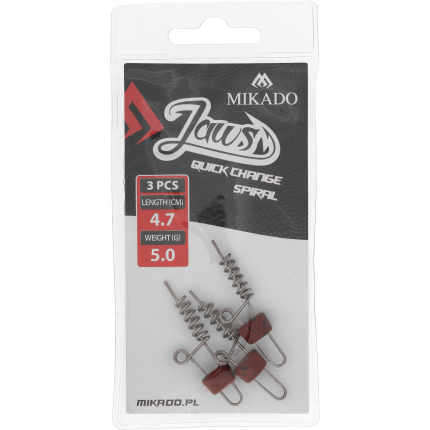 Mikado Vrut Na Nástrahy Jaws Quick Change Spiral 4.7cm 3 Ks