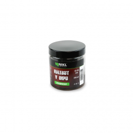 Nikl Black halibut pelety v dipu Strawberry 15+20mm, 250ml Nikl Black halibut pelety v dipu Strawberry 15+20mm, 250ml