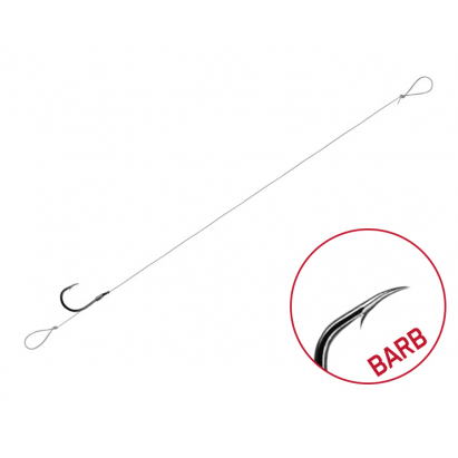 Delphin Feederový Návazec Flr Loop 6ks 8cm / 0,22mm / BARB #10